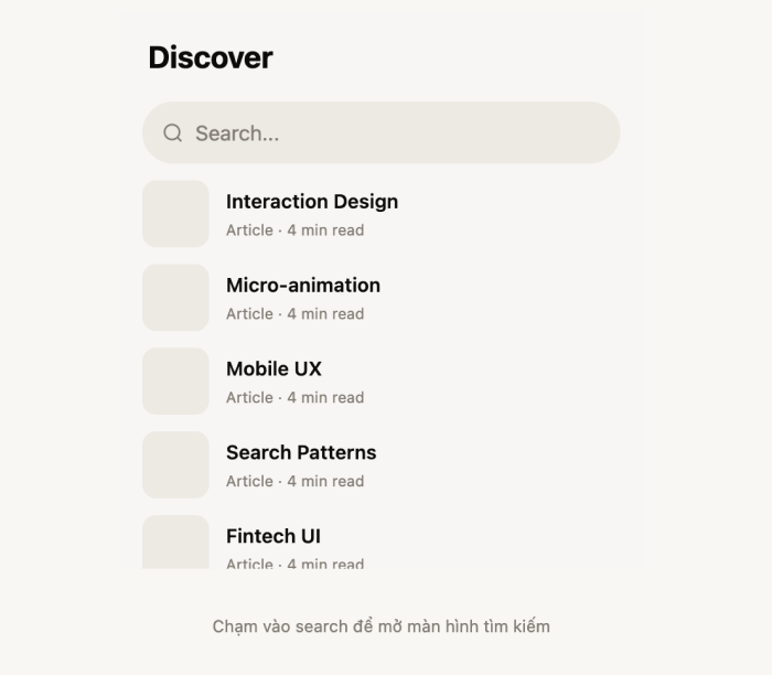 Search input focus