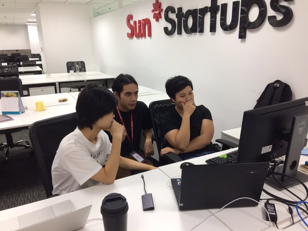 Founders and the team at a Startupgate event